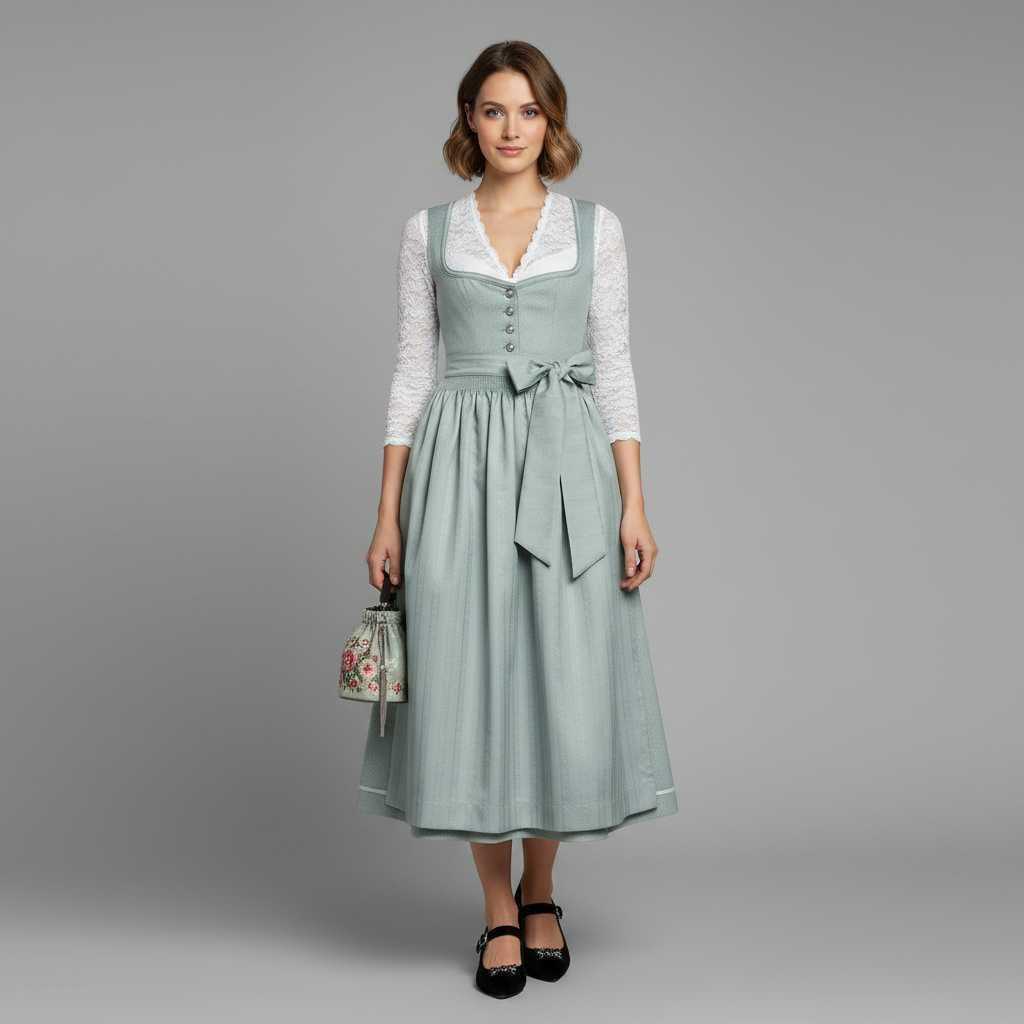 Elegant Dirndl Dress | Women's Oktoberfest Costume