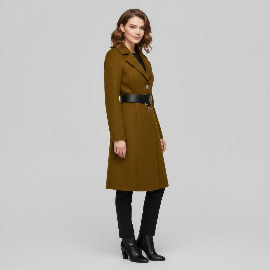 Elegant Wool Coat | Women's Winter Outerwear