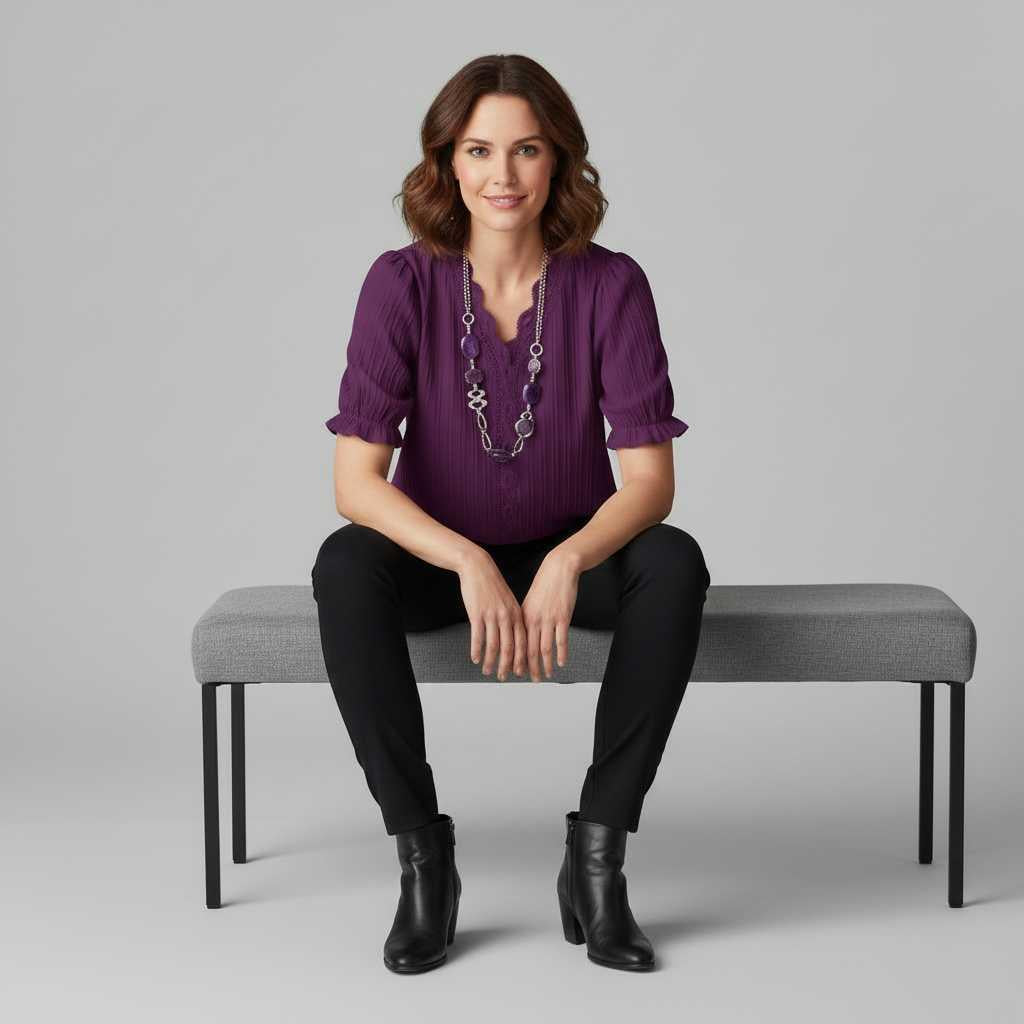 Astrid | Elegant Summer Blouse for Women