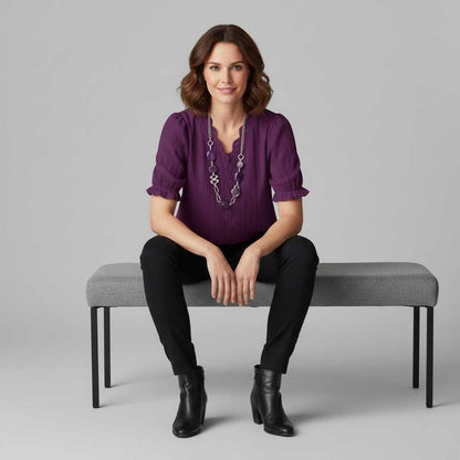 Astrid | Elegant Summer Blouse for Women