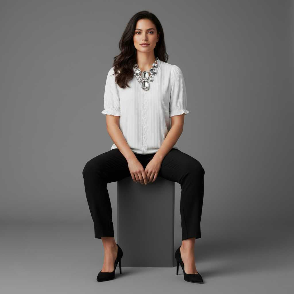 Astrid | Elegant Summer Blouse for Women
