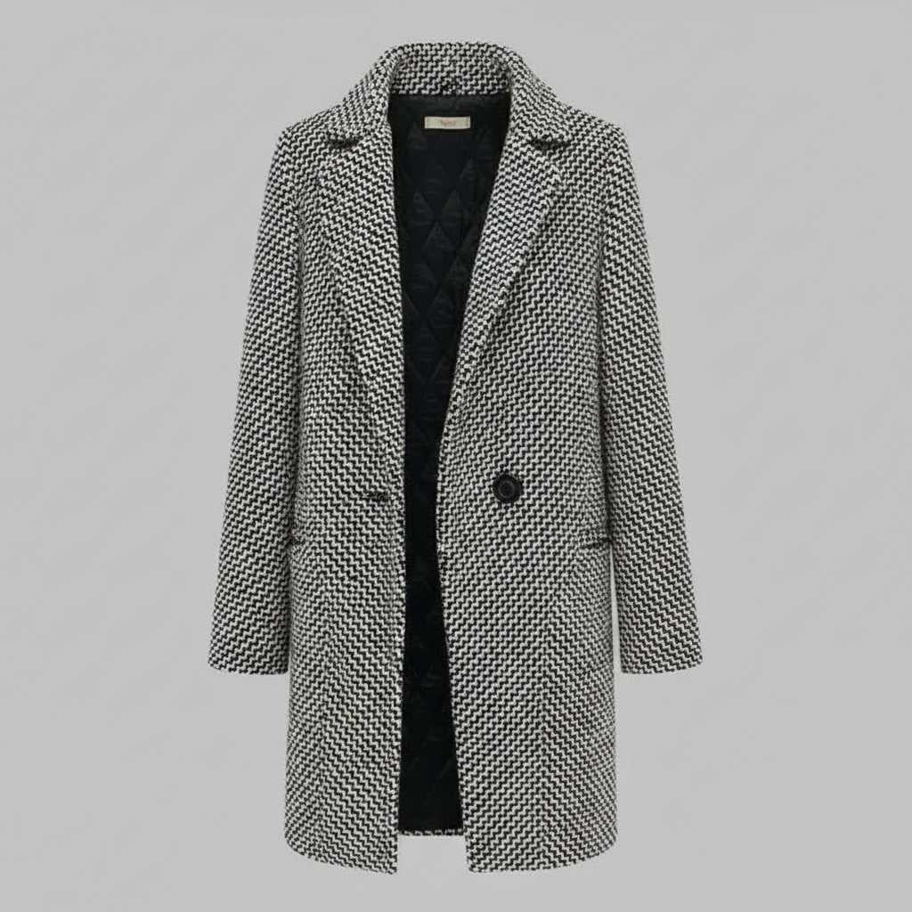 Elegant Wool Coat | Women's Long Winter Outerwear