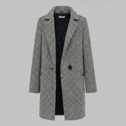 Elegant Wool Coat | Women's Long Winter Outerwear