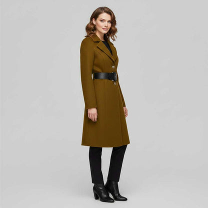 Elegant Wool Coat | Women's Winter Outerwear