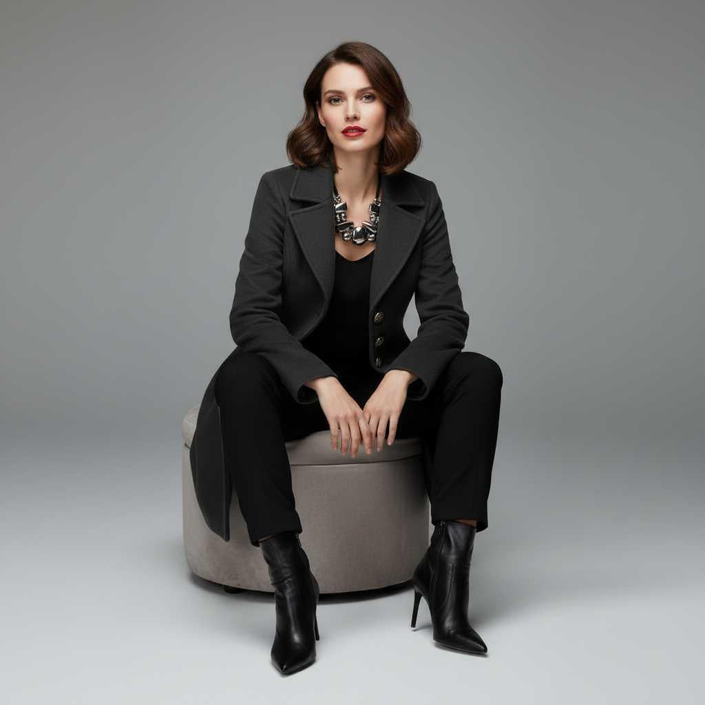 Elegant Wool Coat | Women's Winter Outerwear