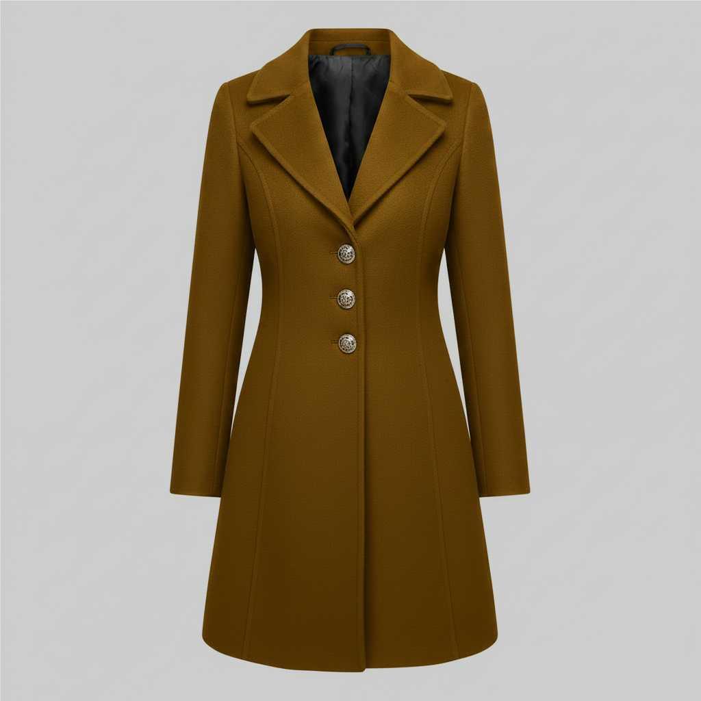 Elegant Wool Coat | Women's Winter Outerwear