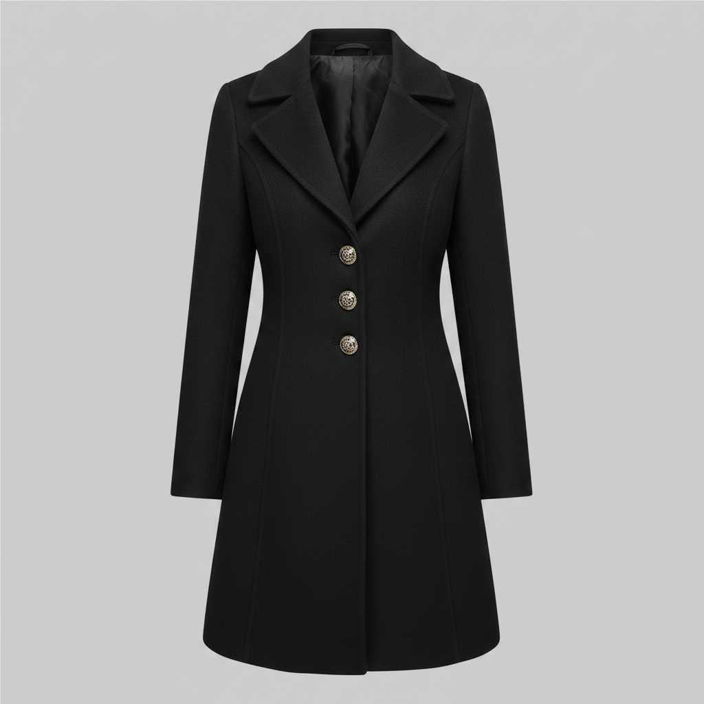 Elegant Wool Coat | Women's Winter Outerwear