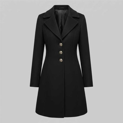 Elegant Wool Coat | Women's Winter Outerwear
