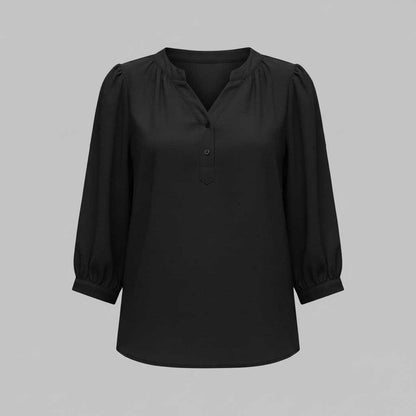 Patchwork Women's Blouse | Versatile Fashion Top