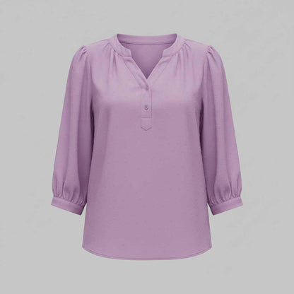 Patchwork Women's Blouse | Versatile Fashion Top