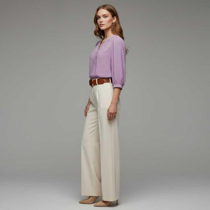 Patchwork Women's Blouse | Versatile Fashion Top
