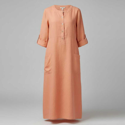 Tina | Women's Plus Size Maxi Dress in Soft Breathable Fabric