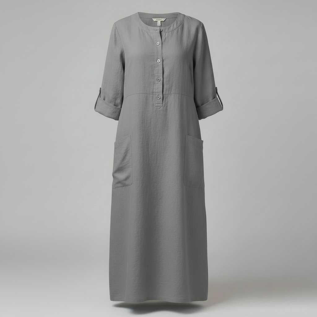 Tina | Women's Plus Size Maxi Dress in Soft Breathable Fabric