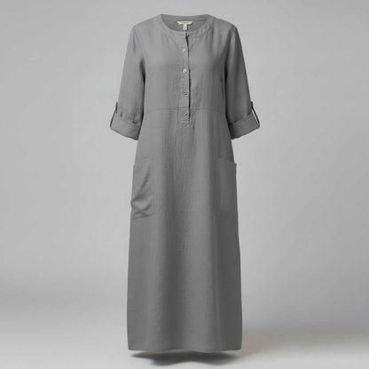 Tina | Women's Plus Size Maxi Dress in Soft Breathable Fabric