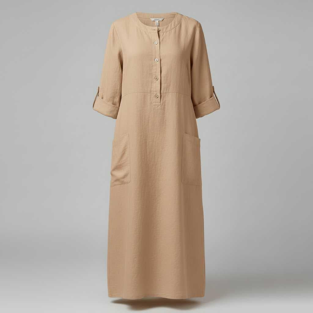 Tina | Women's Plus Size Maxi Dress in Soft Breathable Fabric