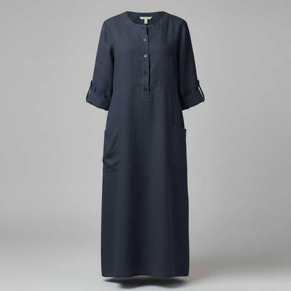 Tina | Women's Plus Size Maxi Dress in Soft Breathable Fabric