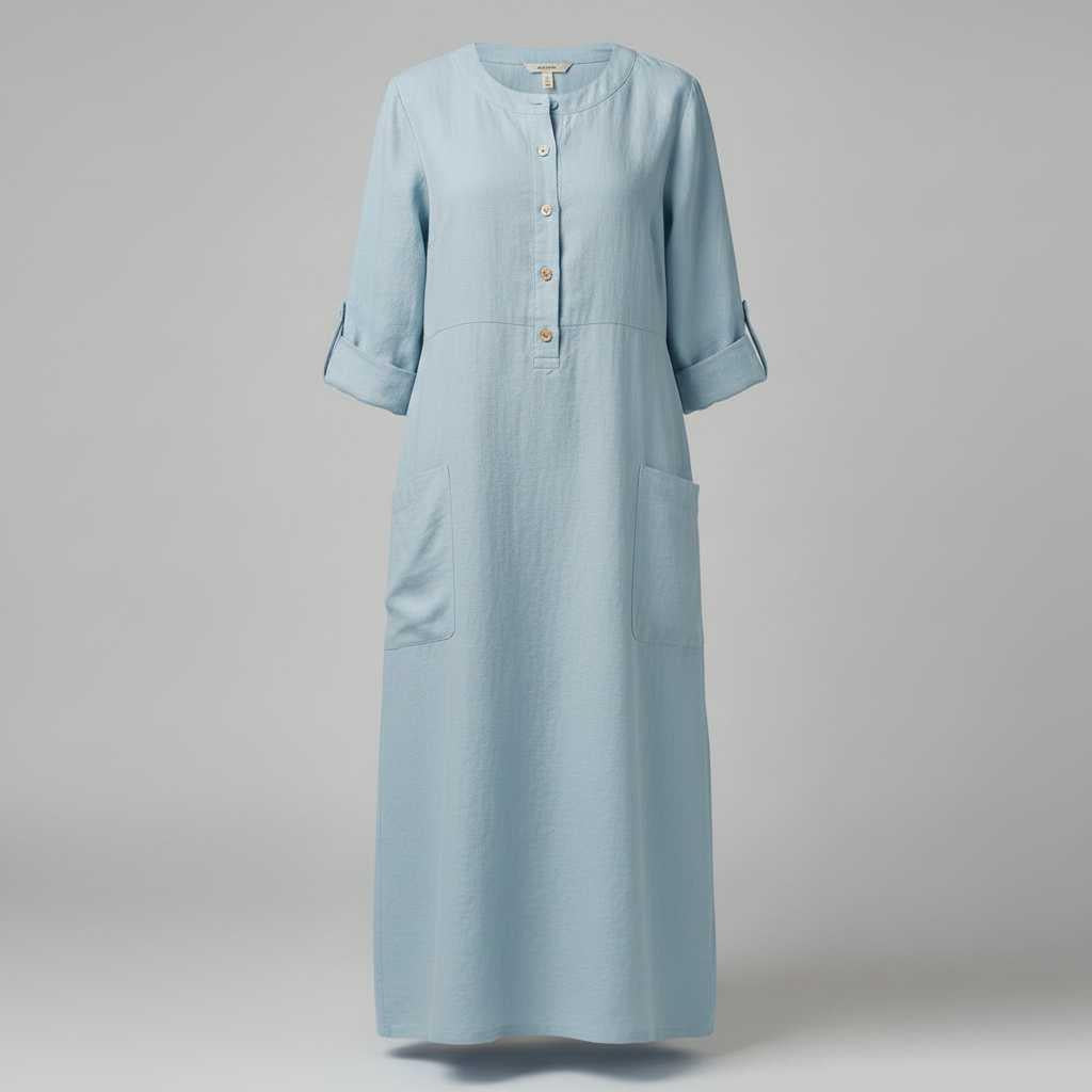 Tina | Women's Plus Size Maxi Dress in Soft Breathable Fabric